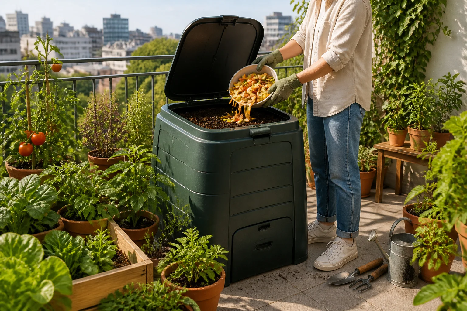 Compostage urbain un geste pour la planete